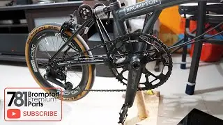 Easton Carbon EC90 SL Crankset on a Brompton - 781 Project - DIY Brompton Crankset Installation