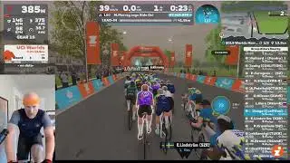 Zwift Racing League - 3 Laps of 2019 UCI Worlds Harrogate Circuit (Points Race)