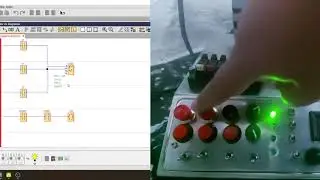 Secuencia de eventos con relé autoenclavador y contador - Ladder con LOGO SoftComfort