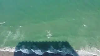 Drone flight over Garden City Beach SC