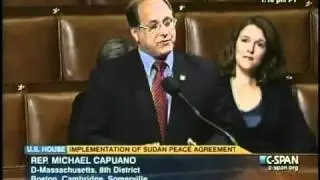 Rep. Capuano on Implementation of Sudan's Comprehensive Peace Agreement