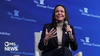 WATCH: Venezuela's acting president, Delcy Rodríguez, is 'a communist,' María Corina Machado says