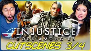 INJUSTICE: GODS AMONG US CUTSCENES (Part 3) REACTION!