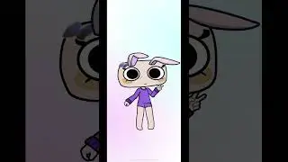 I made Shellene in gacha life in toon form I imported a character from a person who did shelly creds