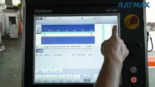 RAYMAX DELEM DA66T Control System Introduction and Operation for CNC Press Brake Machine