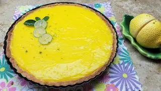 Classic Lemon Tart Recipe | Zesty, Creamy & Buttery Dessert /cooking with farhat 