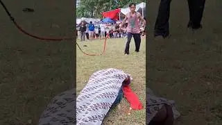 unconscious, healing of possession &bull; Penyembuhan kesurupan #jaranan #kudalumping #viral