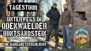 Tagestour: 🥾 Die Margaretenschlucht 🎒  Unterwegs im Odenwälder Buntsandstein 🌲Der Neckarsteig ruft 👣