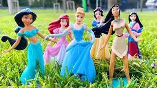 Disney Princess Doll Makeover ~ DIY Miniature Ideas for Barbie - Wig, Dress, Faceup, andMore! DIY