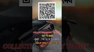 collecting Money To Buy Mt15 (day14) #bike #bikelover #shortvideo #short #shorts
