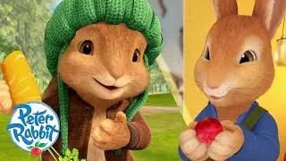 @OfficialPeterRabbit -  Peter's Veggie Adventures: Eat Your Vegetables Day! 🥕🥦🥔 | Cartoons for Kids