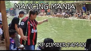 mancing mania berkumpul di kp.sumber taman, brongkal - pagelaran