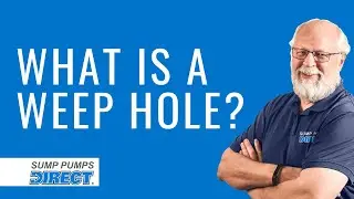 Why Your Sump Pump Needs a Weep Hole