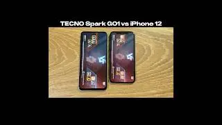 TECNO Spark Go 1 vs iPhone 12 - PUBG TEST
