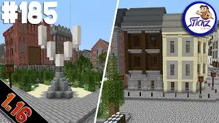 Minecraft - VICTORIAN STREET CORNERS - EP 185 (1.16) - Stickz Plays Minecraft S2