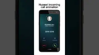 Huawei incoming call animation