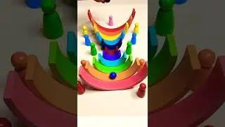 STOP SCROLLING 😳This will relax your brain in 5 seconds&hellip; #asmr #cute #rainbow #shorts #marblerun