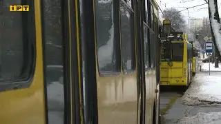 Робота електротранспорту в Полтаві за відсутності електропостачання