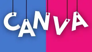 How to Create Hanging Text in Canva | Easy Canva Tutorial