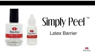 Bliss Kiss&trade; Simply Peel&trade; Latex Skin Barrier - Glass Bottle, Dropper Bottle, and 2oz Refill Bottle