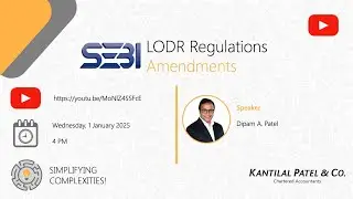 Webinar Discussing SEBI LODR (Third Amendment) Regulations, 2024
