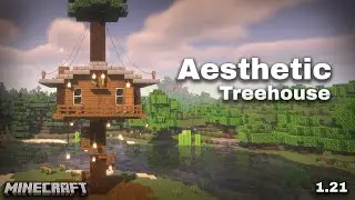 How to Build a Tree House in Minecraft | Step-by-Step Tutorial | #minecraft