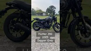 Hunter 350 Look | 2025 Model | Dapper Grey #hunter350 #royalenfield #hunter350lovers