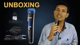 Nova Prime Series NHT 1085 Trimmer for Men Body Grooming, Beard & Moustache Unboxing | Tech Studio
