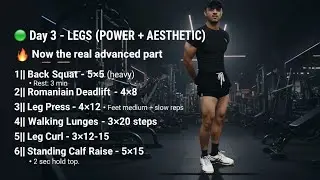 This LEG Workout Triggers Testosterone 🔥 | Power + Aesthetic Legs