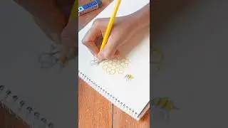 Drawing honeycomb easily #art #drawing #artwork #painting #artist #howto #paint #draw #easydrawing