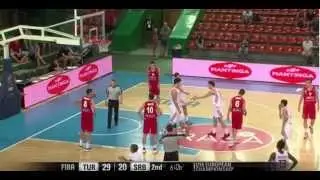 Onuralp Bitim ('99 - SG) 27 pts/8 reb in 27 min. vs Serbia - 2015 U16 European Championship