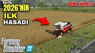 İLK HASADIMIZI YAPTIK!! FARMİNG SİMULATOR 22
