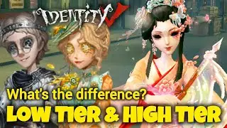 What's the DIFFERENCE between LOW TIER & HIGH TIER Rank on Identity V? Unfiltered #facts 