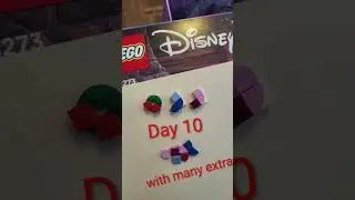 Day 25 photo Summary of Days 1 thru 24 Entire #lego #Frozen #Advent  #christmasdecorations #afol
