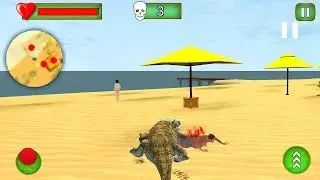 Crocodile Simulator 2019 Beach & City Attack (by Freaking Games) Android Gameplay [HD]