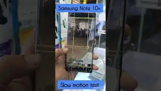 Samsung Note 10 + Slow motion test #ytshorts #cameratest #slowmotion #samsung