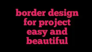project design easy /corner design/project design /प्रोजेक्ट डिजाइन