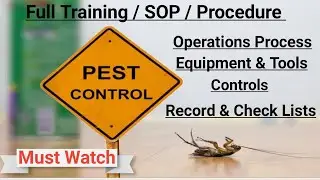 #PestControl | Comercial Pest Control | Step by step Full Training by | Abhay saxena.