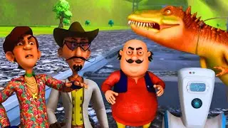 Motu Patlu বনাম Dinosaur: Time Machine খারাপ হয়ে গিয়ে চারিদিকে হৈচৈ পড়ে গেল!