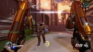 Overwatch - Competitive - Tracer - 53 Eliminations, 4 gold medals.