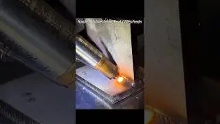 Laser welding machine with wobble gun 🦾 #welding #engineering #technology