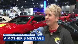 Chicago Auto Show: 'Jenna's Joy' red Camaro memorial warns about danger of distracted driving