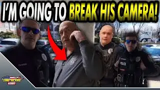 Unhinged Security Guard Threatens Journalist While Calling Law Enforcement!