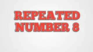 REPEATED NUMBER  8  88  888  8888  in loshu grid multiple 8  REPEATED NUMBER IN NUMEROLOGY CHART