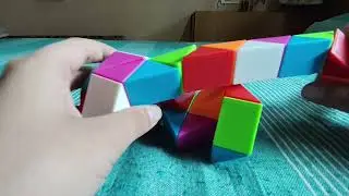 How to make a hammer  🔨 using 60 pieces magic snake cube 