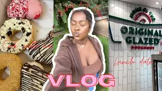 Vlog |  Lunch date prep| Trying Pinterest Protective style for 4C hair👱🏾&zwj;♀️