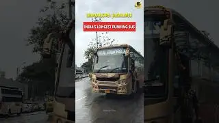 BANGALORE to JAISALMER | MR travels | India&rsquo;s longest running bus #shorts #shortvideo