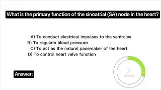 SA Node Of Heart Function | Trending Medical Video #education #heart #sanode