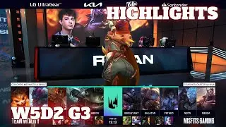 VIT vs MSF - Highlights | Week 5 Day 2 S12 LEC Summer 2022 | Vitality vs Misfits W5D2