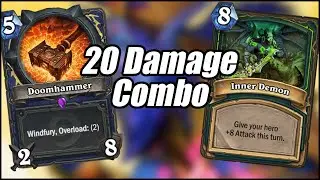 20 Damage Combo | Doomon Hammer Shaman | Ashes of Outland | Hearthstone